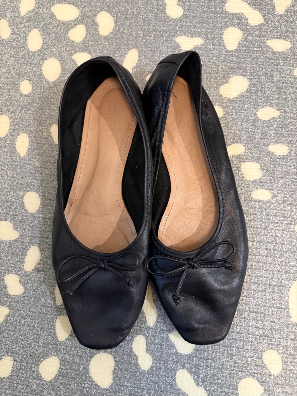 Schutz Arissa Bow Black Flats